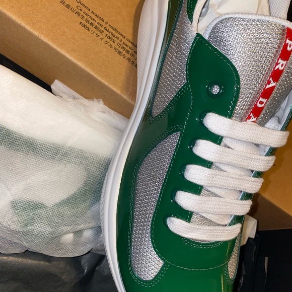 Men Prada Cup Sneakers. Brand new never worn, size 8 but fits like a size 10 - Picture 8 of 14